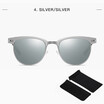 SHAUNA DESIGN Retro MenWomen Classic Square Polarized Sunglasses Drive Shades UV400 Protection