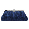 Fawziya Satin Pleated Clutch Purses For Women Evening Clutches For Wedding And Party