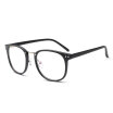 LIKEUS women optical glasses frame eyewear Square rievt eyeglasses frame clear glasses Metal alloys Vintage quality eyeglasses