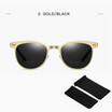 SHAUNA DESIGN Retro MenWomen Classic Square Polarized Sunglasses Drive Shades UV400 Protection