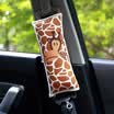 Accesorios para automóviles Huashi Cinturón de seguridad Hombro Funda de almohada Asiento de dibujos animados lindo Almohada para dormir Cinturón de seguridad para niños Hombro Funda de almohada Espesar jirafa - Paquete individual