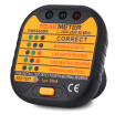 PEAKMETER PM6860DR 220V - 250V EU Plug Socket Tester Quickly check if the electric wire connection is wrong