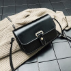 Womens Mini Bag Retro Crossbody Single Lock PU Shoulder Bags