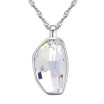 Simple Necklace Crystal Square Pendant For Women Mothers Day Gift Joyas Crystal from Swa Elements 22946