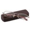 Sunset red reading glasses men&women general PC wings plus hard lenses anti-UV AX3100 400 degrees