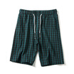 Damaizhang Brand High Quality Men Summer Classic Plaid Cooton Short Pants Casual Elastic Waist Loose Shorts