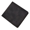 Fashion Men PU Leather Short Wallets Casual Small Thin Card Holder Purses