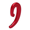 Windy S2 Bluetooth headset wireless hanging ear type into the ear mini sports running bone conduction earplugs vivo apple Huawei oppo mobile phone headset red