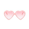 SHAUNA Trending Women Heart Sharp Sunglasses Fashion Ladies Faceted Clear Yellow Shades UV400