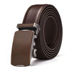 XHtang Mens Belt Autolock Honorable Leather Ratchet Belt Automatic Buckle Belt Strap Suit Belt Jeans Gift
