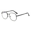 SHAUNA Oversize Women Square Metal Glasses Frame Retro Men Clear Lens Glasses Blue Rays Protection