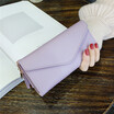Lady PU Leather Long Wallet Love Heart And Tassel Pendant Simple Fashion Multifunctional Litchi Wallet