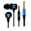 Headphone 39ft Noise Isolating In-ear Bass Headphone Earbuds Earphones with MicController 35mm Audio Plug devices