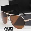 Unisex Pilot Polarized Sunglasses