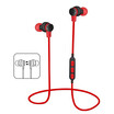Metal plug in memory card running wireless dual earphone Bluetooth headset