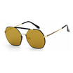 SHAUNA Fashion Women Square Sunglasses Rivet Double Bridges Men Mirror Coating Reflective Sun Glasses UV400