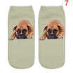 3D Cartoon Animal Dog Printed Socks For Men Women Cute Unisex Ankle Socks