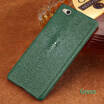 Genuine Leather Phone Case For Xiaomi 5C Case Natural Pearl Fish Skin Back Cover For Redmi 4 4X 5 5X Case