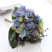 Homix 6 lavender hydrangea simulation bouquet blue purple