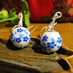 Hot style ceramic crafts accessories handmade earrings selling small gifts China style jewelry