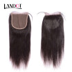 9A Size 5x5 Lace Closure Mongolian Virgin Hair Closure Straight Body Wave Human Hair Swiss Closures FreeMiddle Part Natural Color