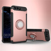 Huawei P10P10 PlusP20 Lite Armor Car Magnetic Suction Ring Bracket Silicon TPU Hard PC Phone Case