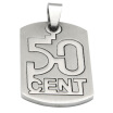 Hpolw fashion jewelry boutique poker 50 CENT Pendant - 20 inches Chain