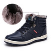 Warm Winter Ankle Snow Boots Plush Cotton Men Boots Fur High Top Men Shoes Fashion Male Botas Plus Size 39-48