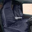 Funda de asiento de coche impermeable azul marino de KAWOSEM Funda de asiento delantero de coche nueva llegada 2PCS
