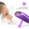 Eyelashes Dryer Fan Mini Portable USB Rechargeable Electric Bladeless Handheld Air Conditioning Blower with Mirror for Grafted