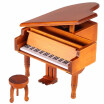 Windup Wooden Piano Musical Box Classical Melody Music Box Random Melody Gift for Children Girls