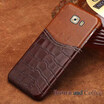 Genuine Leather Phone Case For Samsung C9 Pro Case Crocodile Texture&Oil wax leather Back Cover For S7 S8 Plus Case