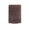 Wallet Money Clip Credit Card holder ID Business Mens Genuine Leather