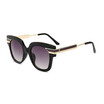 SHAUNA Mixed Colors Metal Legs Women Sunglasses Retro Men Gradient Sun Glasses UV400
