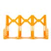 Fizz thickened folding bookshelf book bookends office supplies orange FZ217002