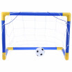 Mini Football Soccer Goal Post Net Set with Pump Kids Sport Toy Inflatable Plastic Softball Football Net