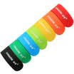 Shanze SAMZHE MST-02 Colorful cool 20 200mm computer cable tie bundle tie reason beam line with back to back Velcro finishing with a line of seven suit