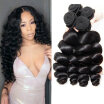 CLAROLAIR Hair Indian Virgin Hair Loose Wave Indian Human Hair Bundles Unprocessed Virgin Indian Hair Loose Wave 4 Bundles Free Sh