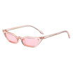 SHAUNA 2018 Spring Summer Styles Women Little Cat Eye Sunglasses Fashion Men Transparent Purple Lens Shades UV400