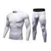 Quickly Dry Compression Tracksuit Fitness Running Set T-shirt Mens Sportswear