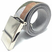 Men And Women Young Student Fashion Casual Weave Canvas Pin Buckle Belt