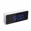 Digital LED Mirror Clock USB & Battery Operated 12H24H °C°F Display Alarm Clock with Snooze Function Adjustable LED Luminance