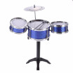 Children Kids Desktop Drum Set 3 Drums Musical Instrument Toy with Small Cymbal Drum Sticks