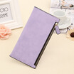 Wallet New Lady Long Matte Leather zipper female purse Cards Holder Clutch bag