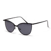 SHAUNA Classic Metal Frame Women Cat Eye Sunglasses Fashion Men Clear Red Lens Shades UV400