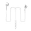 Langsdom IN5 Flat Head Earphone 35mm Earbuds Super Bass Headsets with microphone