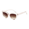 SHAUNA Trending Faceted Frame Women Cat Eye Sunglasses Rivet Men Gradient Lens Shades UV400