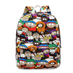 2017 New Korean Version of Backpack Fashion Boutique Female Middle School Students Schoolbag Graffiti Cartoon Backpack