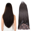 BHF Hair Clip In Hair Remy Unprocessed Indian Virgin 100 Human Straight Hair Extension 6PieceLot 70G 1B 2