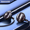 Best in-ear mobile phone headset metal stereo bass game line control with Mike for Apple iphone66s Plus5SEHuawei Meizu vivoMilletSamsung Black